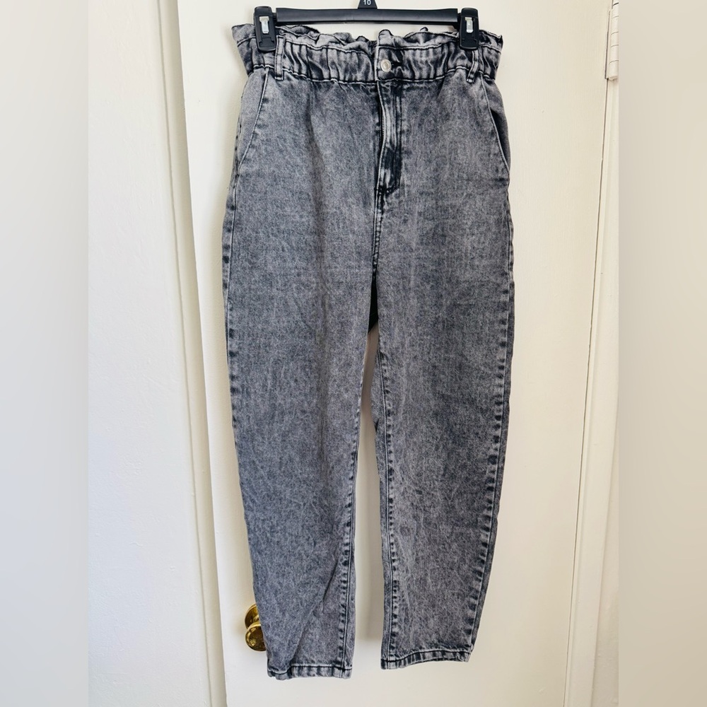Zara Black Acid Wash Jeans X Toy Story Collab